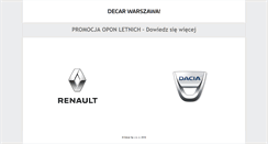 Desktop Screenshot of decar.pl