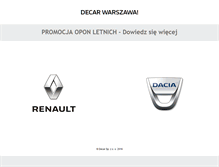 Tablet Screenshot of decar.pl